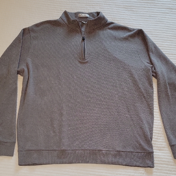 Peter Millar Crown Comfort Performance Sweater 1/4 zip‎ Men's XL - Picture 2 of 10